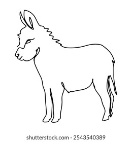 Pet Animal Vector Line Art Graphic Design Decoration