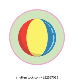 pet ball / pet toys accessories. vector illustration