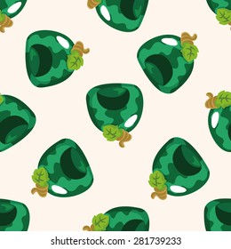 Pet bed , cartoon seamless pattern background