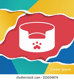 pet bed icon