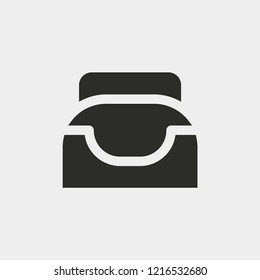 Pet bed icon isolated on background. Domestic symbol modern, simple, vector, icon for website design, mobile app, ui. Vector Illustration