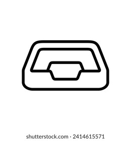 pet bed icon symbol vector template