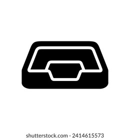 pet bed icon symbol vector template