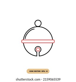 pet bell icons  symbol vector elements for infographic web