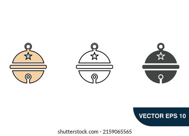 pet bell icons  symbol vector elements for infographic web