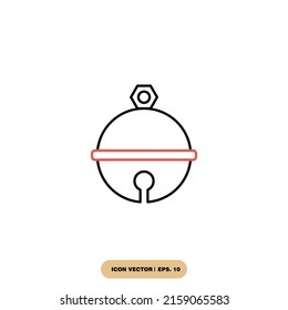 pet bell icons  symbol vector elements for infographic web