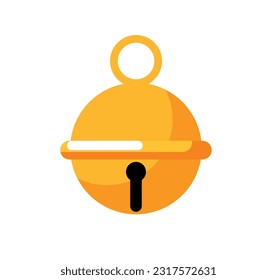 Pet bell , small bell icon vector illustration