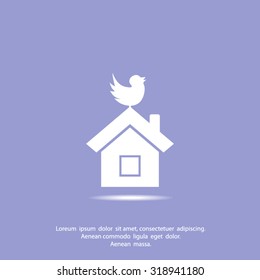 Pet bird house