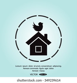 Pet bird house
