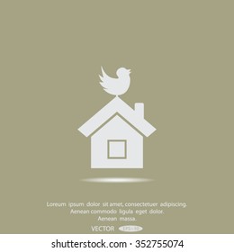 Pet bird house