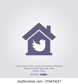 Pet bird house