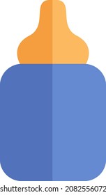 Pet bottle, illustration, vector, on a white background.