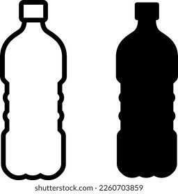 PET Bottle Plastic Icon