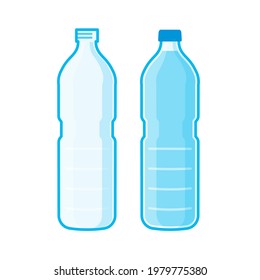 Pet Bottlevector Illustration That Easy Edit Stock Vector (Royalty Free ...