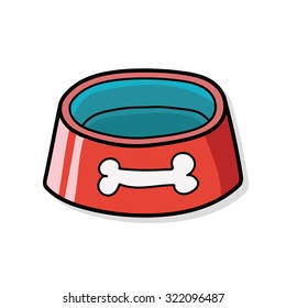 pet bowl doodle