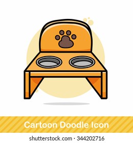 pet bowl doodle