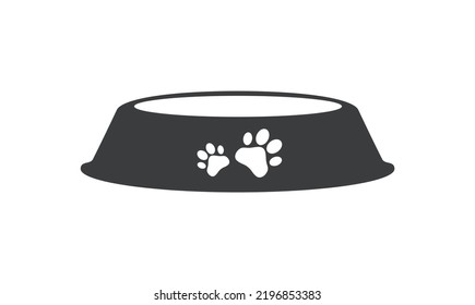  Pet Bowl Flat Vector Icon