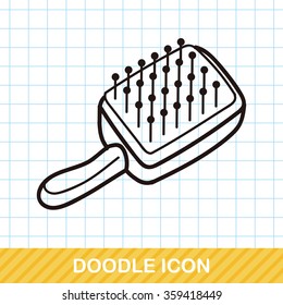 pet brush doodle
