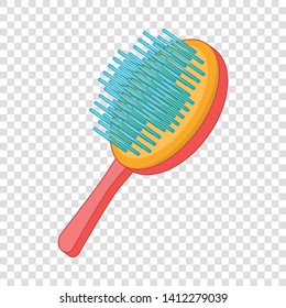 Pet brush icon. Cartoon illustration of pet brush vector icon for web