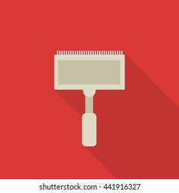pet brush icon. vector illustration