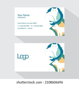 Pet Business Card Design Template