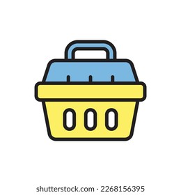 Pet Cage Icon Vector Illustrator