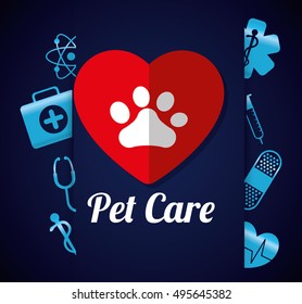 pet care center service icons vector illustration design