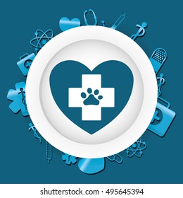 pet care center service icons vector illustration design