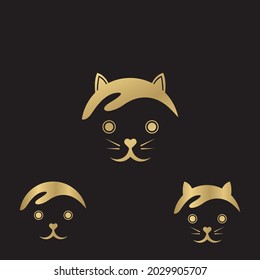 Pet Care Design and Hand Symbols