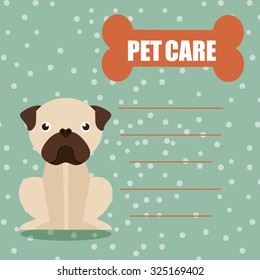pet care design, vector illustration eps10 graphic 