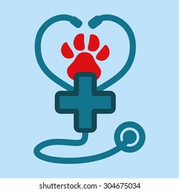 Pet care digital design, vector illustration 10 eps graphic