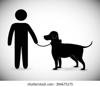 Pet care digital design, vector illustration 10 eps graphic