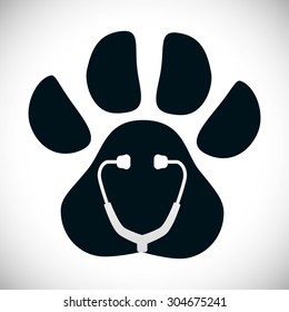 Pet care digital design, vector illustration 10 eps graphic