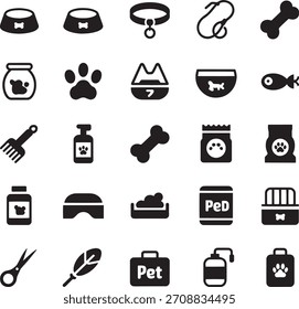 Pet Care Essentials Icon Pack