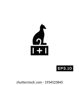 Pet care Icon Vector. Pet clinic Icon Vector Illustration Template For Web and Mobile
