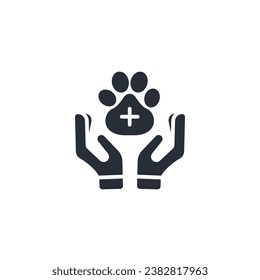 pet care icon. vector.Editable stroke.linear style sign for use web design,logo.Symbol illustration.