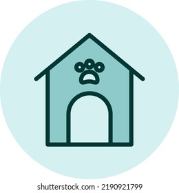 Pet care, illustration, vector on a white background.