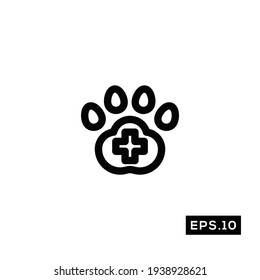 Pet care Line Icon Vector. Pet care Icon Vector Illustration Template For Web and Mobile