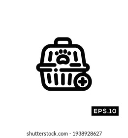 Pet care Line Icon Vector. Pet care Icon Vector Illustration Template For Web and Mobile