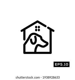 Pet care Line Icon Vector. Pet care Icon Vector Illustration Template For Web and Mobile