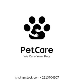 Pet Care Logo Design for Dog and Cat Lover