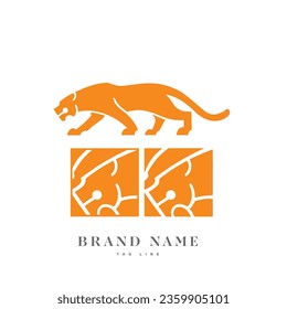 Pet Care Logo with Dog, Cat, Bird, Deer, elephant, Monkey and Hand SymbolsPet line style logo design set for pet shop, hotel, veterinarian Doctor.