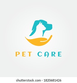 Pet Care Logo Icon Design Template