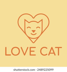 Pet care logo for store, cat food, dog food product. EPS vector illustration, high quality file, editable format.