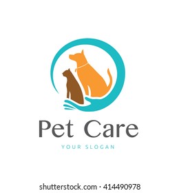 Pet Care Logo Template Stock Vector (Royalty Free) 414490978 | Shutterstock