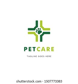 Pet Care Logo Template Design Vector