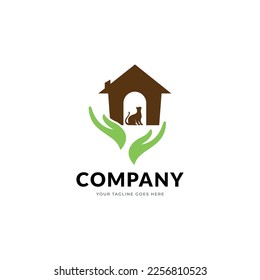 Pet Care Logo Template Design Vector, Emblem, Design Concept, Creative Symbol, Icon