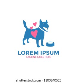 pet care logo vector illustration