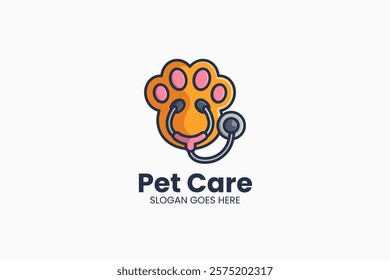 Pet Care Logo. Vector Illustration