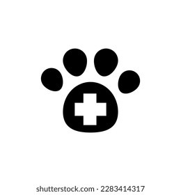 Símbolo de cuidado de mascotas vector